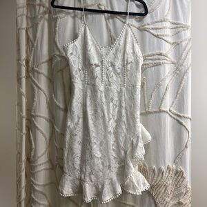 White lace mini dress for sale!